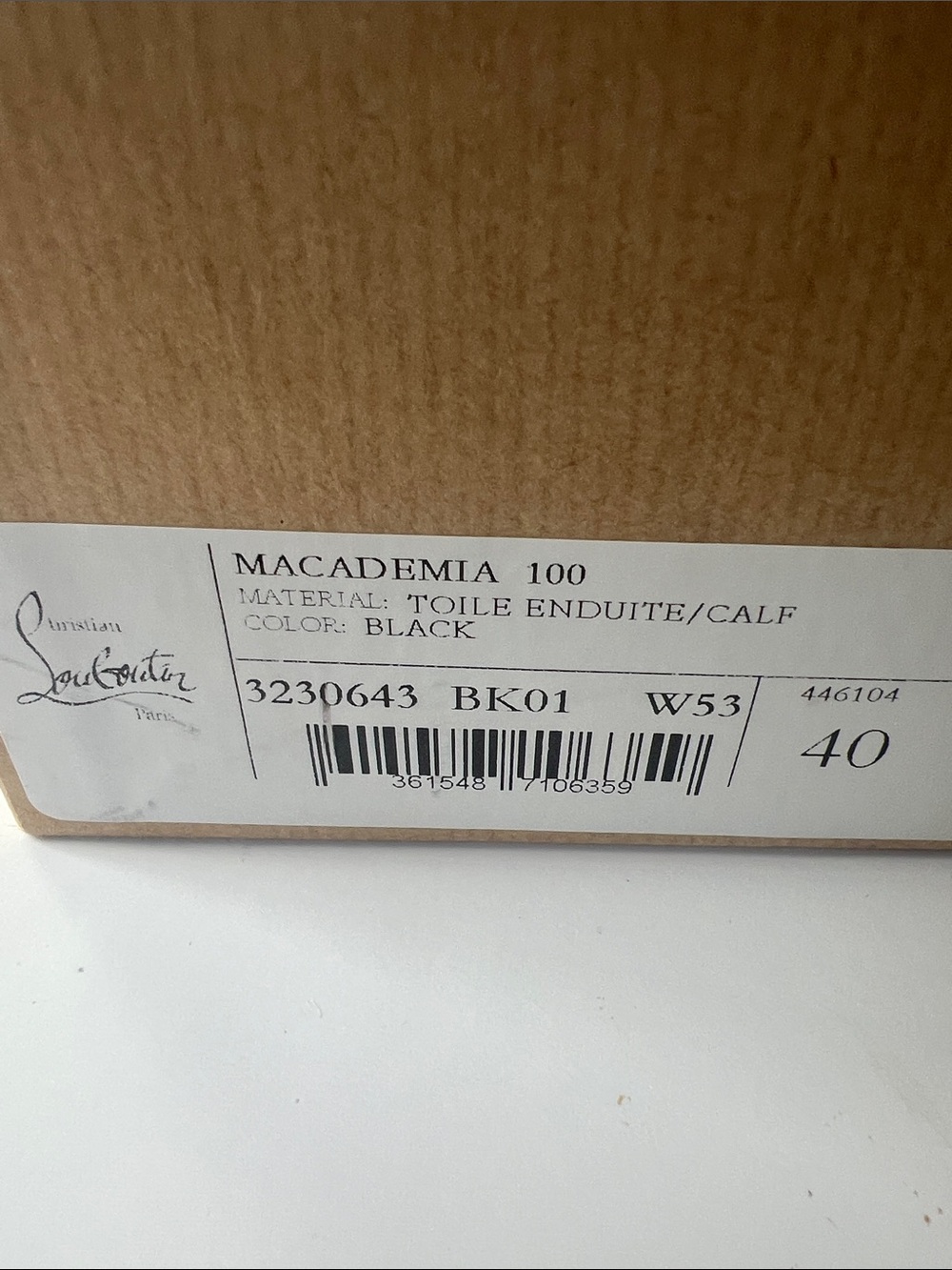 NIB Christian Louboutin Macademia 70 Black Combat Boots EU 40 Red Sole - Picture 16 of 16